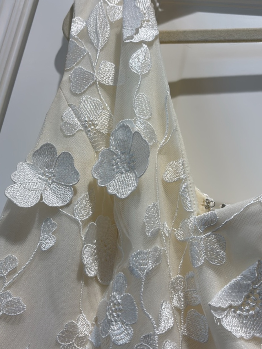 Dress the Population One Shoulder 3D Floral Mini